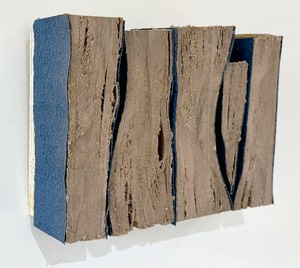 from the Folded and Layered series (blue paper) 2025 web