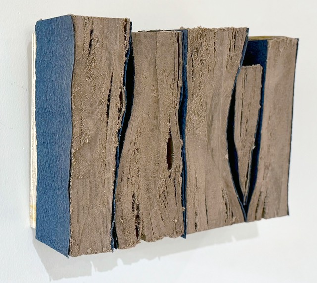 from the Folded and Layered series (blue paper) 2025 web